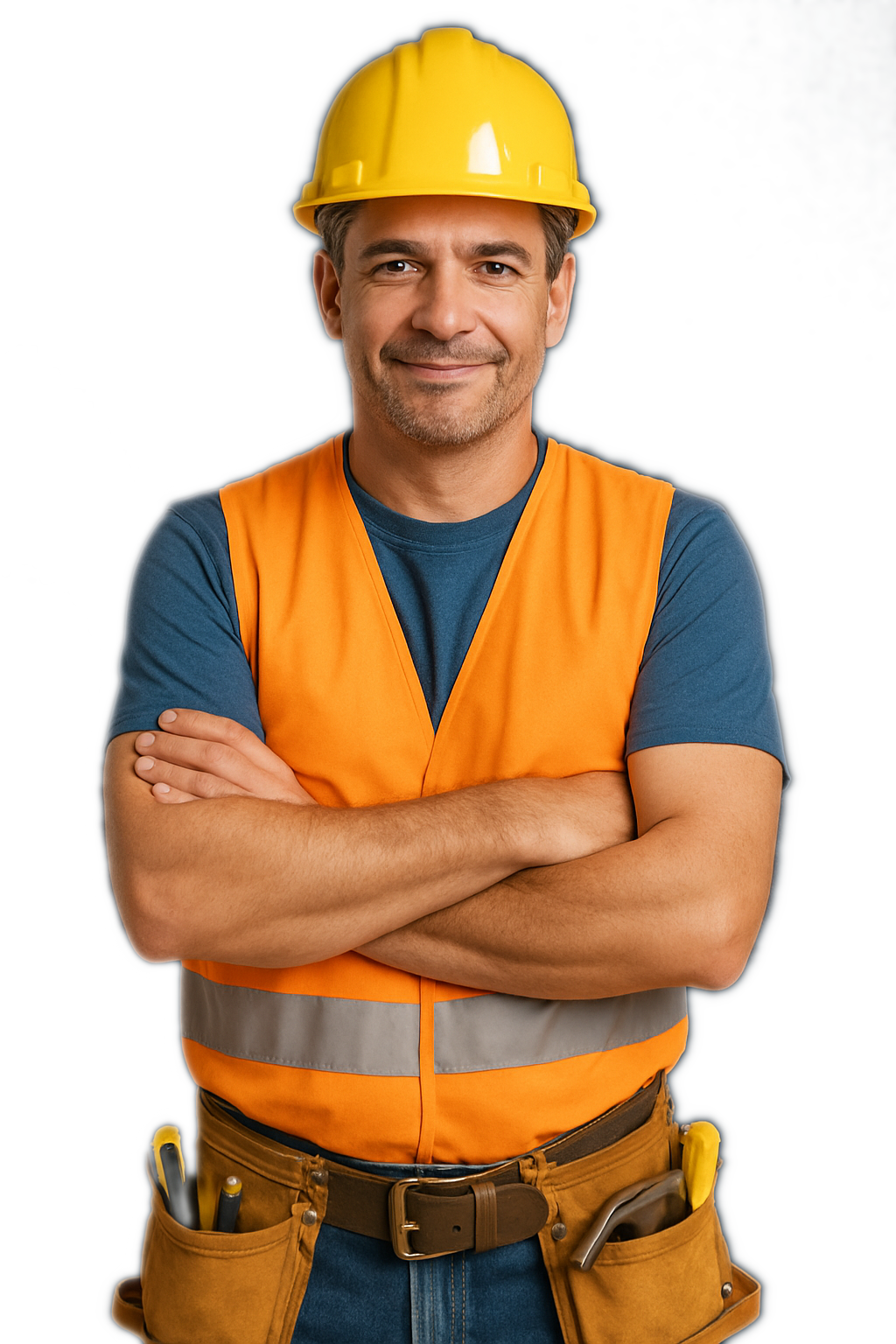 Professioneller Handwerker bei der Arbeit